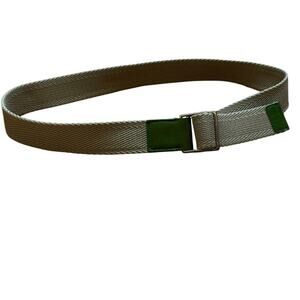 Vintage W. Kleinberg Canvas & Leather Belt – Size 36